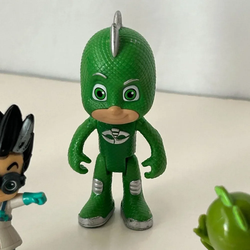Lot of 7 PJ Masks Figures Gekko Owlette Catboy Romeo Figures Cake‎ Toppers Toys